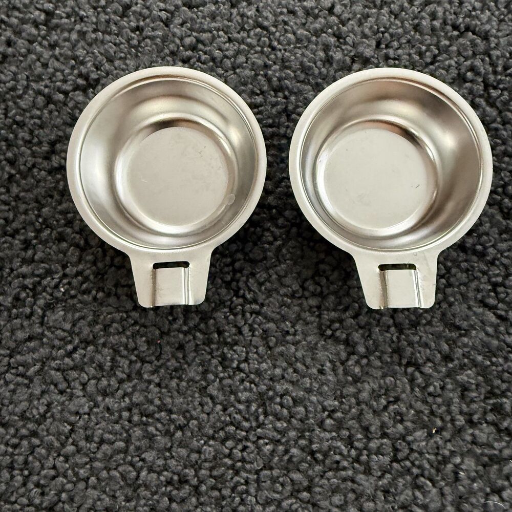 Saladmaster Poacher Cup Stainless Egg Replacement Insert ONLY Lot Of 2